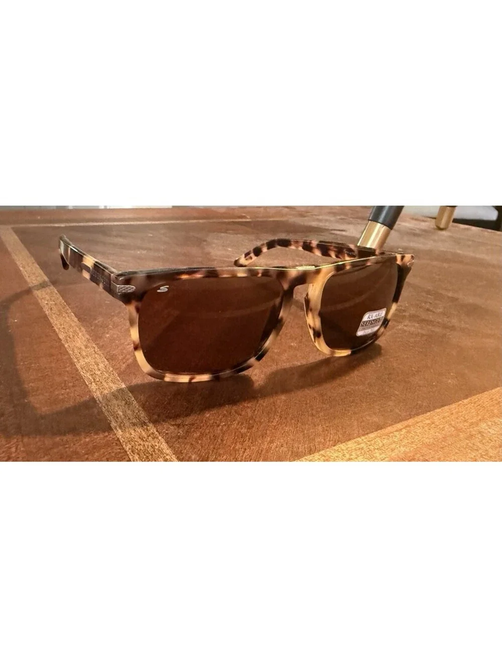 $350 SERENGETI 8327 Sunglasses CARLO LARGE Mossy Tortoise Drivers NEW Italy
